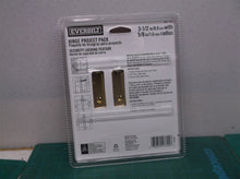 3-1/2 in. Bright Brass 5/8 in. Radius Security Door Hinges Value Pack (3-Pack)