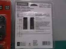lot of 2 3-1/2 in Chrome 5/8 in Radius Security Door Hinges Value Pack (3-Pack)