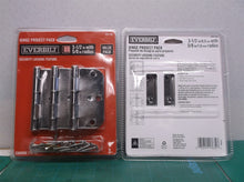 lot of 2 3-1/2 in Chrome 5/8 in Radius Security Door Hinges Value Pack (3-Pack)