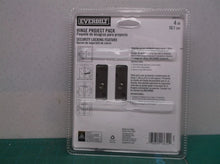 4 in. Satin Nickel Square Corner Security Door Hinges Value Pack (3-Pack)