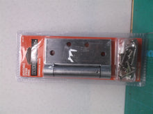 4-1/2 in. Square Satin Chrome Adjustable Spring Door Hinge