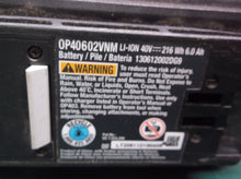 Ryobi op40602vnm 40v 6Ah housing only no cells