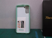 TIANNIUKE Case Fashion Marble Phone Cover Case Fits Samsung Galaxy S21 5G Green