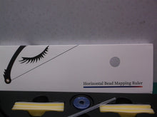 2 Eyebrow Shaping Kit Ruler Corrector Measure Tool for Eyebrow Silver Black