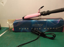 3 Barrel Curling Iron Wand Create Soft Beach Waves Triple Barrel Hair Waver Pink