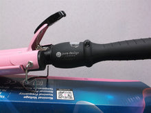 3 Barrel Curling Iron Wand Create Soft Beach Waves Triple Barrel Hair Waver Pink