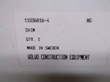 11036816-4 shim 11036816 Shim Volvo 5350B A20C A25 A25B A25C A30 A30C