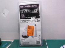 everbilt Easy Touch 1-1/2 Sch 40 White PVC Pipe Bath Waste Overflow Drain Chrome