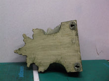 decorative clay flower wall art green