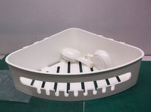 Corner Shower Caddy Suction Cup NO-Drill Removable Bathroom Shower Shelf White