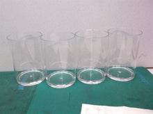 set of 4 plastic water glasses