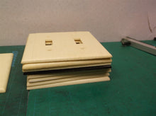 assorted plastic wall covers square 2 Dual Gang
