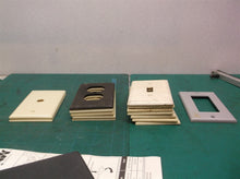 assorted plastic wall outlet & switch plates covers 1 gang