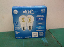 GE Refresh 2-Pack 60W Equiv Dimmable Daylight A15 LED Light Bulb Vintage Antique