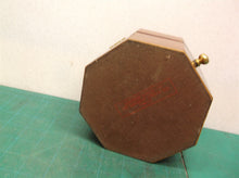 1994 Bombay Company Gimbal Dial On-Swivel Ship Clock Mahogany Box Nautical