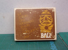 BALI Card Game 1975 2 Decks Vintage W Instructions BY ALADDIN 1 deck still seal