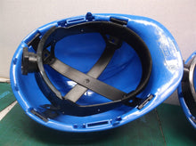 lot of 2 Heavy-duty hard hats to wear on the job-blue