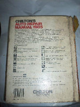 1978-1985 Chilton's Auto Repair Service Manual