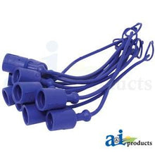 (10) C211175 DUST CAP 3/8" BLUE (10