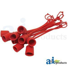 (10) C211317 DUST CAP 3/8" RED (10