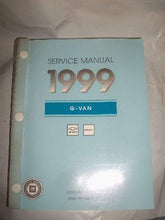 1999 Chevrolet G Van Model Dealer Service Manual OEM