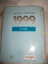 1999 Chevrolet G Van Model Dealer Service Manual OEM
