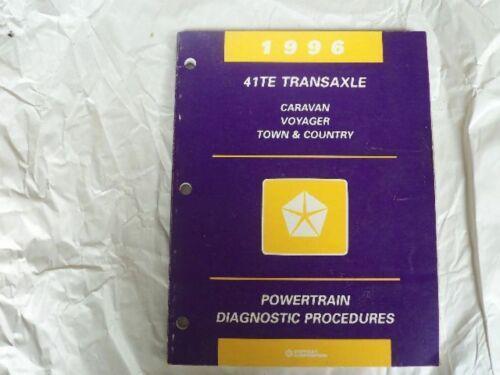 1996 Dodge Caravan T&C Voyager Powertrain Service Manual