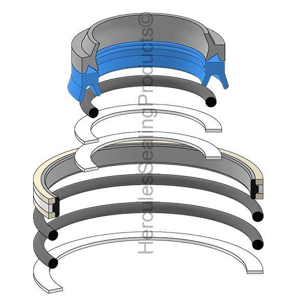 19000-44099 Bucket Cylinder Seal Kit Fits Takeuchi TB025