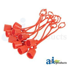 (10) C211019 DUST CAP 1/2" ORANGE (1
