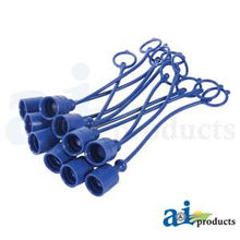 (10) C211020 DUST CAP 1/2" BLUE (10