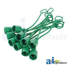 (10) C211016 DUST CAP 1/2" GREEN (10