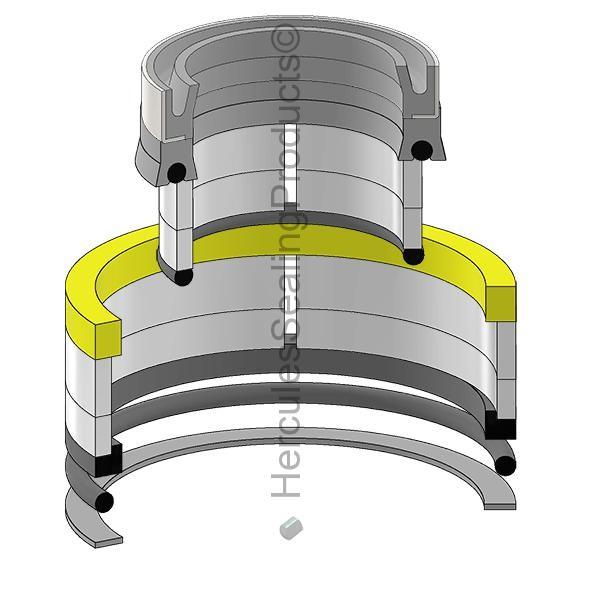 91044275 Sway Cylinder Seal Kit Fits Gradall 534B-6-8