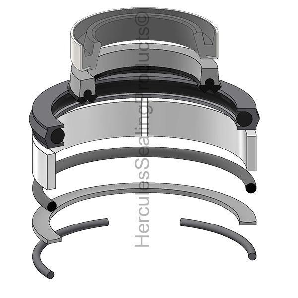 771700 Bucket Cylinder Seal Kit Fits New Holland L781 L783 L785