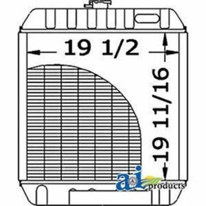 MG86534243 Radiator Fits JD 8875 W/ Diesel Engine