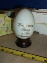 Avon Vintage Four Seasons Porcelain Egg-Spring