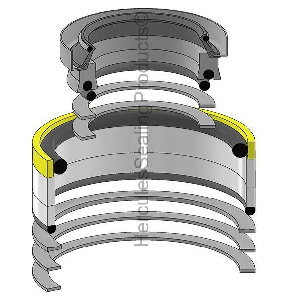 1607730M91 Arm Dipper Stick Crowd Cylinder Seal Kit Fits Massey Ferguson 50H