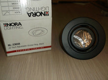 NL-3365B Nora Lighting Hi-Tech Adjustable Gimbal Rim Black JJ1