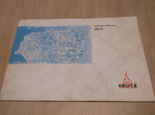 2012 Deutz Diesel Engine Operation Manual