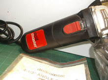 Drillmaster #95578 4 1/2" Electric Angle Grinder With Sanding Disc