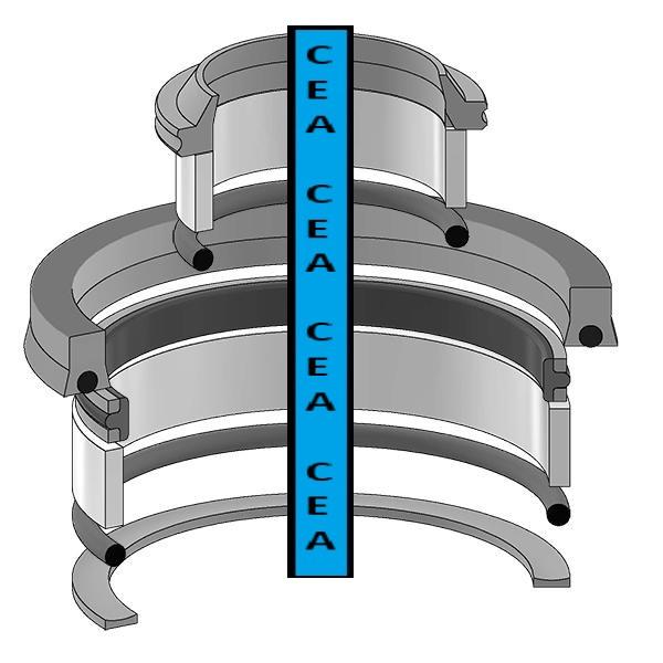 L98558 Boom Extend Cylinder Seal Kit Fits Gehl 552 553