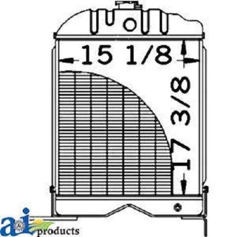 186733M91 Radiator Fits Massey Ferguson 302 304 50 50A 65