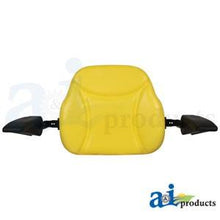 BB109YL CUSHION BACK; YELLOW