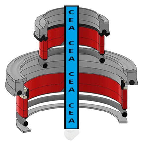 70028953 Hydraulic Tilt Cylinder Seal Kit Fits JLG Skytrak 8042 2.500 X 6.000