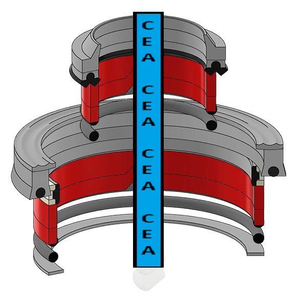 70028953 Hydraulic Tilt Cylinder Seal Kit Fits JLG Skytrak 8042 2.500 X 6.000