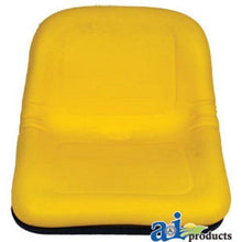 AM133476 Seat 15" Yellow Vinyl Fits John Deere: CS Gator, 4X2 Gator