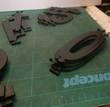 Assorted Number Signs 3.5"