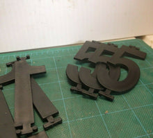 Assorted Number Signs 3.5"