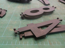 Assorted Number Signs 3.5"