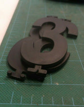 Assorted Number Signs 3.5"