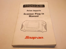 Snap-On Modis Asian Imports Scanner Plug-In Manual Form ZEEMS303A02 JJ1